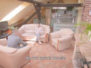 HUNT4K. Man cant gain money so why his girl becomes a tootsie 9/16