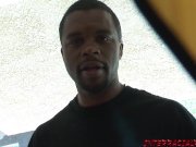 Busty babe August fucks monster BBC after poolside blowjob 1/16