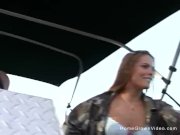 Cute amateur slut goes hunting for a hard cock 2/16