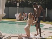 MARISKAX Tina gets fucked poolside by a big black cock 4/16