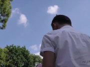 HUNT4K. Un jeune couple désire de l'argent alors pourquoi la lycéenne Shani 4/16