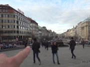 HUNT4K. Prager Abholung und leidenschaftlicher Sex gegen 2/16