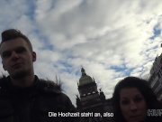 HUNT4K. Prager Abholung und leidenschaftlicher Sex gegen 4/16