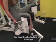 HUNT4K. Spontaneous pickup in the gym causes passionate 4/16