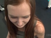 HUNT4K. Spontaneous pickup in the gym causes passionate 8/16