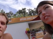 HUNT4K. Cash makes pretty babe Susan Ayn ready for blowjob and anal in park 4/16