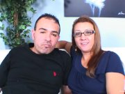 Cute amateur wife is excited to make her first porn 1/16