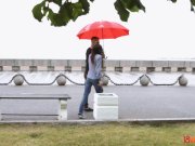 18videoz - Ariana Shaine - Casual teen fuck on rainy day 2/16