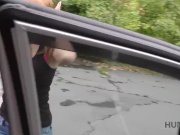 HUNT4K. Beautiful lassie does a good job for change for shopping cart 11/16