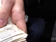 HUNT4K. Beautiful lassie does a good job for change for shopping cart 5/16