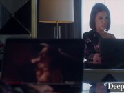 Deeper. Filthy Adriana Furiously Drains 8 Cocks for Reward 1/16