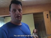 HUNT4K. Rich guy meets poor couple in bowling and fucks girl hard 3/16