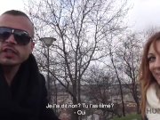 HUNT4K. Encantadora pelirroja con pechos increíbles está feliz de follar 4/16