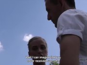 HUNT4K. Teen loses wallet but charismatic man offers cash for anal 3/16