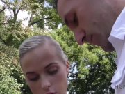 HUNT4K. Teen loses wallet but charismatic man offers cash for anal 6/16