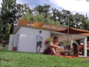 HUNT4K. Man meets long-legged model at the beach and pays for sex 1/16