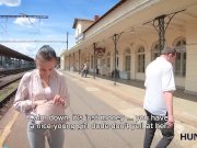 HUNT4K. Couple needs money for tickets but hunter wants fresh vagina 2/16