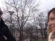 HUNT4K. L'incantatrice rossa con un seno fantastico è felice di scopare 5/16