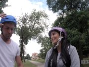 HUNT4K. Voluptuous hottie is sick of poor boyfriend and wants cash 4/16