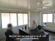 LOAN4K. Unemployed lassie cant pay rent but can sell her wet cunt 5/16