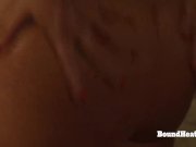 Two Beautiful Lesbian Slaves Taking A Bath In Front Of Dominant Mistress 3/16