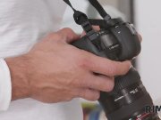 RIM4K. Professional photographer John gets ass licked by hot model 1/16