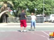 Basketball Ebony Babe Dior Millan Blowjobs 1/16