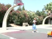 Basketball Ebony Babe Dior Millan Blowjobs 2/16