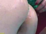 oiled mom fisted by stepdaughter 8/16