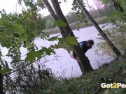 Teen Brunette Loves Public Pissing 11/16