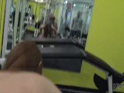 HUNT4K. Babe forgets about workout because of can get cash and dick 14/16