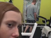 HUNT4K. Babe forgets about workout because of can get cash and dick 9/16