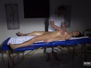 Perfect brunette on massage 7/16
