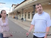 HUNT4K. Hunter rencontre une fille à la gare et attire sa maison pour du se 4/16