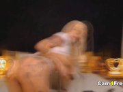 Hot Blonde Fucks Her Wet Hole 4/16