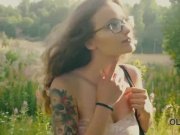 OLD4K. Sexy pale-skinned chick has fun with old dad of her friend 1/16