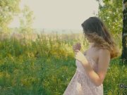 OLD4K. Sexy pale-skinned chick has fun with old dad of her friend 3/16