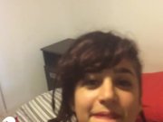 Astonishing stepsister gets caressed during a solo 1/16