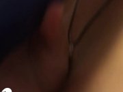 Astonishing stepsister gets caressed during a solo 7/16