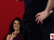 Stockinged english voyeur instructing jerkoff 5/16