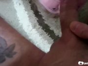 Fat stepmom gets a cock down her throat 14/16