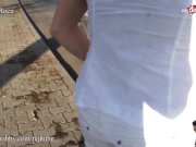 MyDirtyHobby - Arya LaRoca public quickie with a stranger 10/16