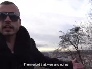 HUNT4K. Boyfriend is watching how his cutie rides strangers phallus 2/16