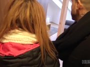 HUNT4K. Boyfriend is watching how his cutie rides strangers phallus 7/16