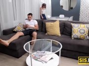 SIS. PORN. Cunning man trick stepsister into fucking without even thinking 1/16