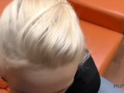 HUNT4K. Shaved vagina of cute blonde should be banged very hard 7/16