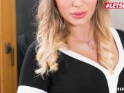 LETSDOEIT - Serbian Blonde Teen Vyvan Hill Close Up Big Cock Riding 1/16