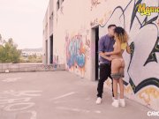 MAMACITAZ - Petite Latina Babe Smashed Outdoor By Lover's Big Dick 3/16