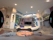 VRHUSH Stuffing the babysitter Riley Reid's tight fuck hole 3/16