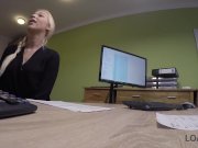 LOAN4K. Freche Blondine fickt zum Ausleihen, um einen neuen Mercedes oder B 3/16